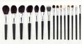 Premium Natural Hair Makeup Brush Set